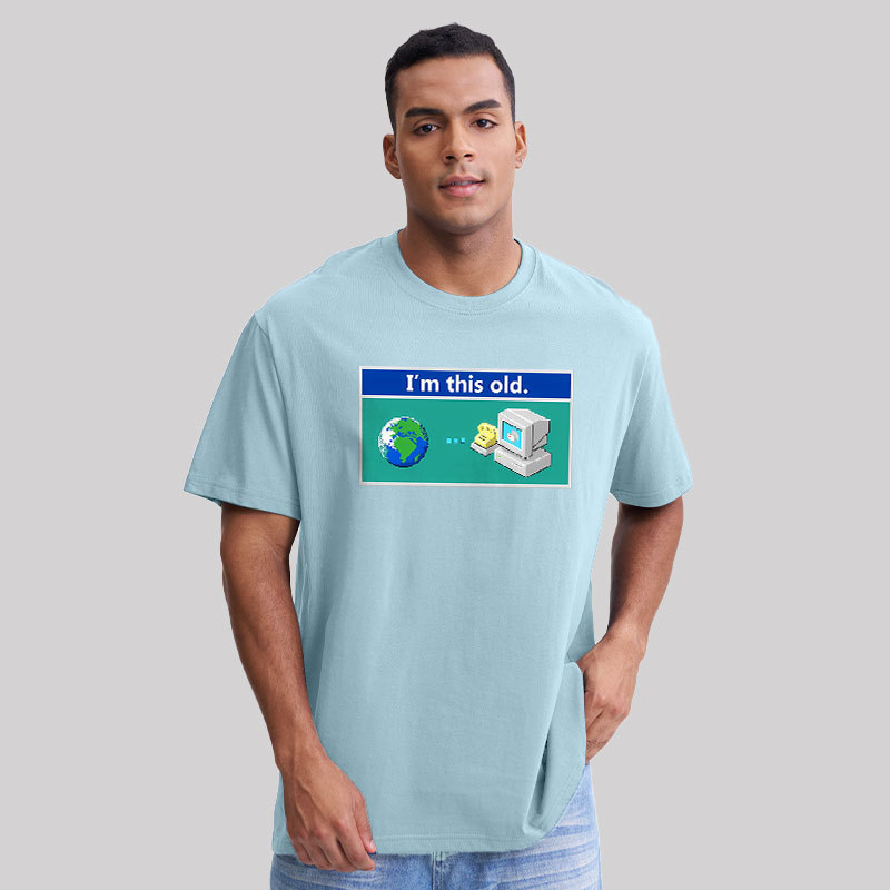 As Old As Dial Up Internet Geek T-Shirt