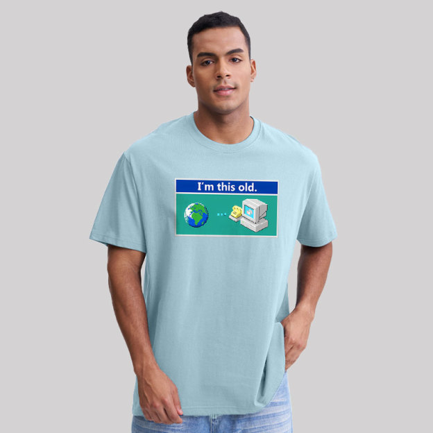 As Old As Dial Up Internet Geek T-Shirt