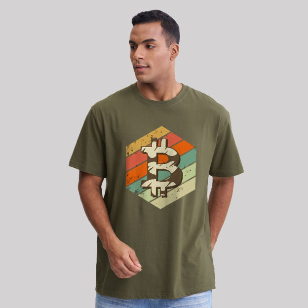 Retro Bitcoin Geek T-Shirt