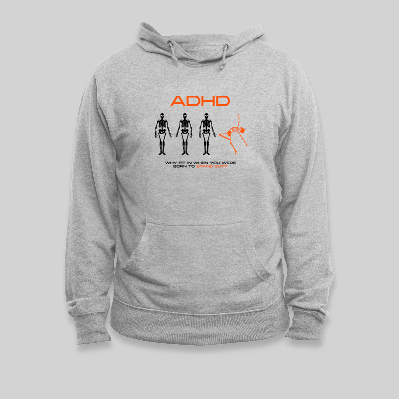 ADHD AWARENESS Geek Hoodie