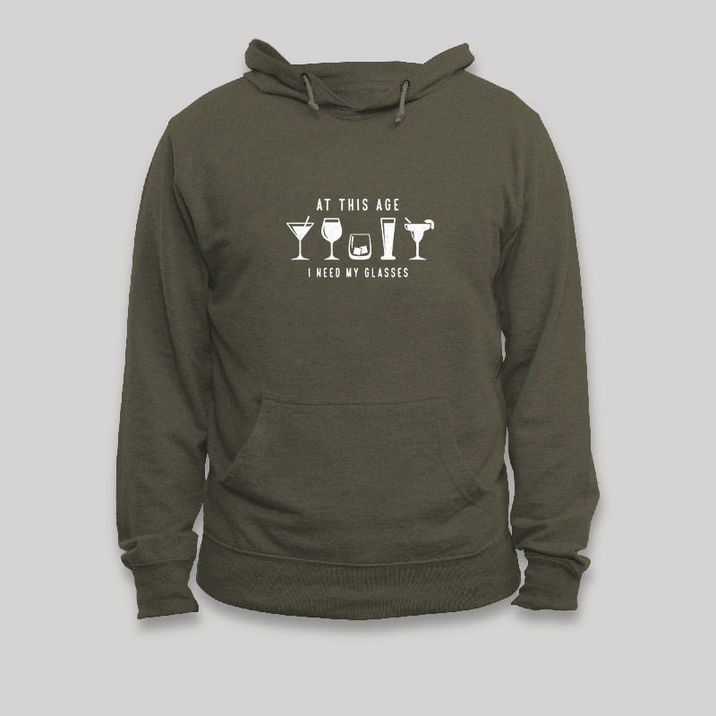 I Need My Glasses Geek Hoodie