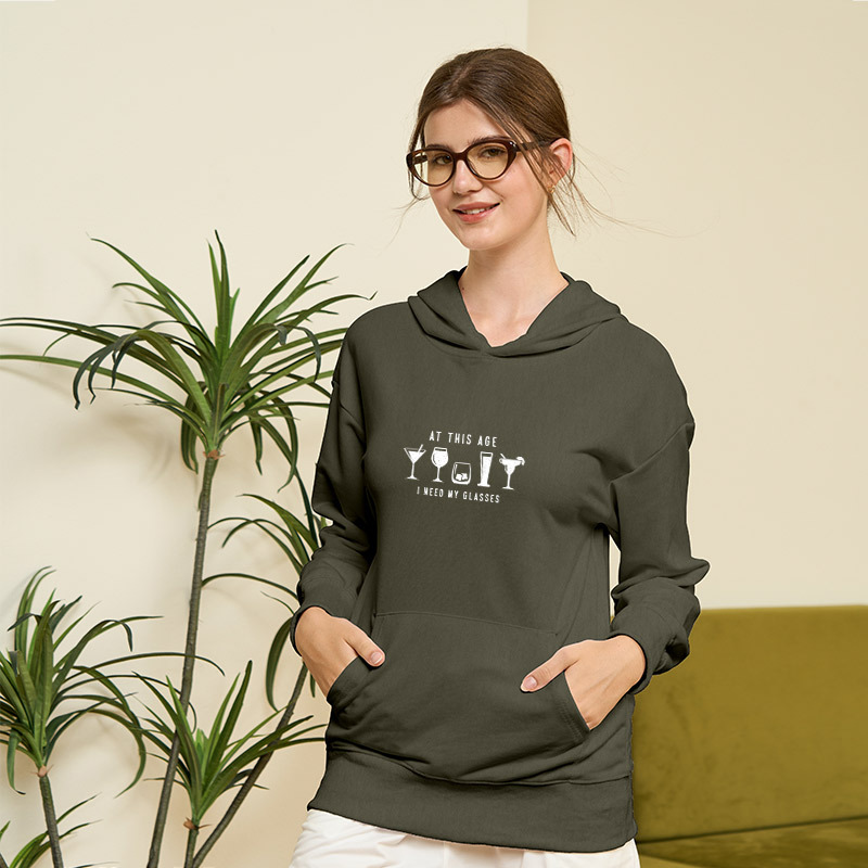 I Need My Glasses Geek Hoodie