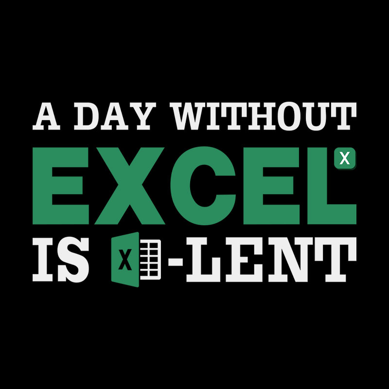 A Day Without Excel Geek T-Shirt