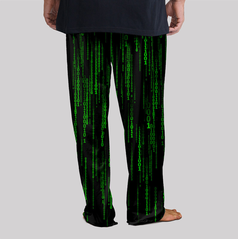 The Matrix Black Green Design Art Geek Loungewear Pants