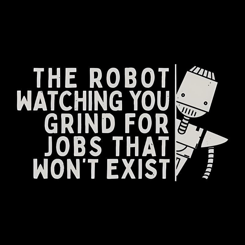 The Robot Watching You Geek T-Shirt