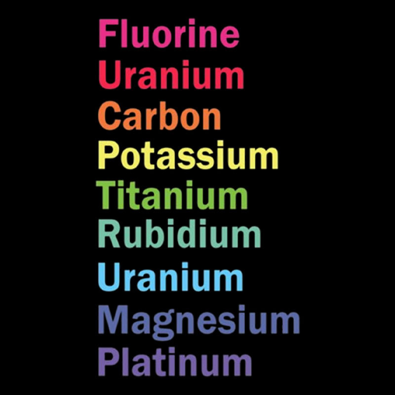 Fluorine Uranium Carbon Potassium Geek T-Shirt