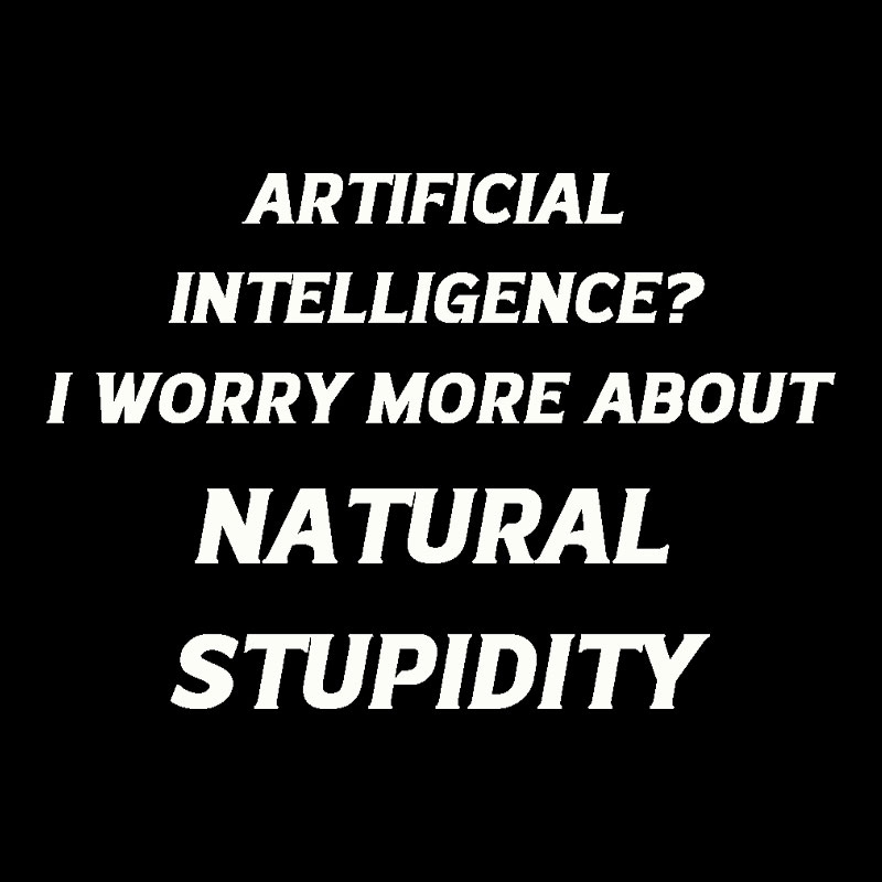 Natural Stupidity Geek T-Shirt
