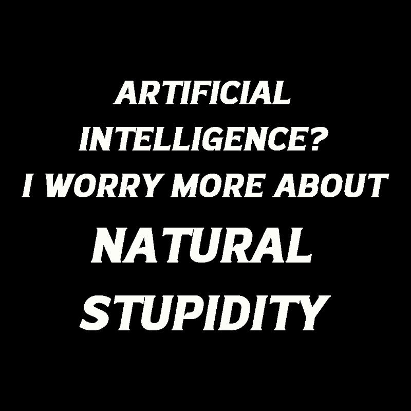 Natural Stupidity Geek T-Shirt