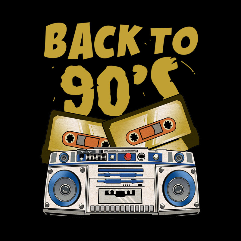 Back To 90s Geek T-Shirt