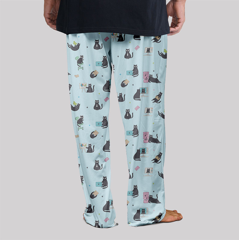 Working Cat Geek Loungewear Pants