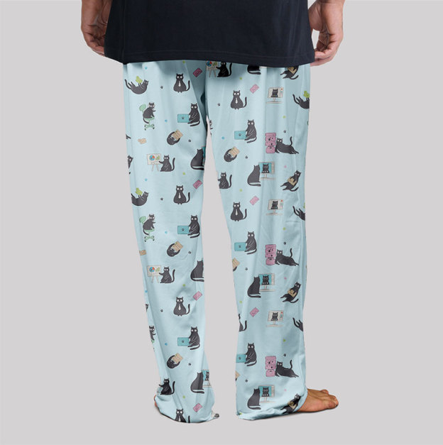 Working Cat Geek Loungewear Pants