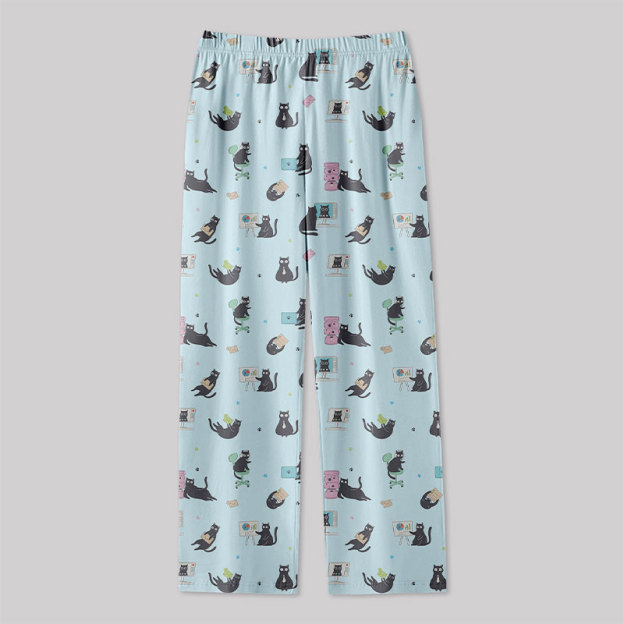 Working Cat Geek Loungewear Pants