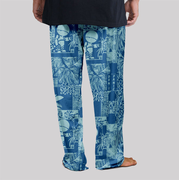 Don't Panic Blue Geek Loungewear Pants