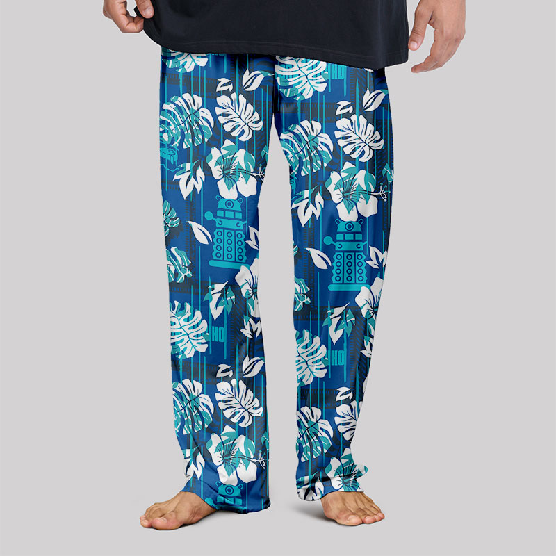 Hawaiian Leaves Geek Loungewear Pants