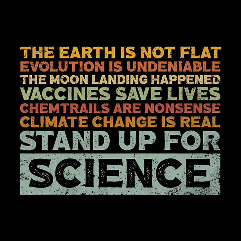 Stand Up For Science Geek T-Shirt