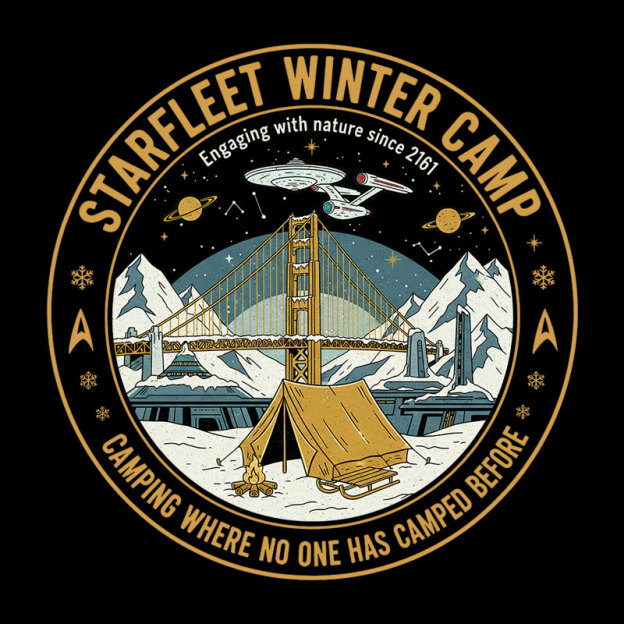 Starfleet Winter Camp Geek T-Shirt