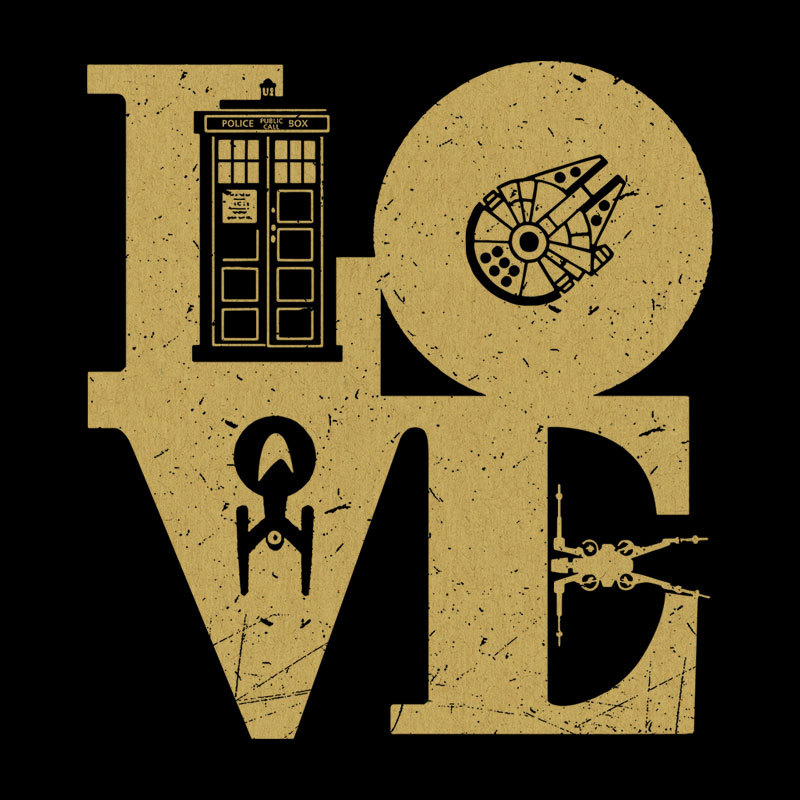 Scifi Love Geek T-Shirt