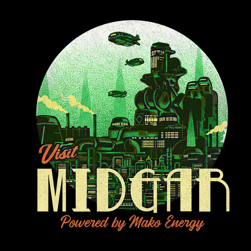 Visit Midgar Geek T-Shirt