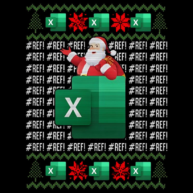 Excel REF Error Spreadsheet Geek T-Shirt