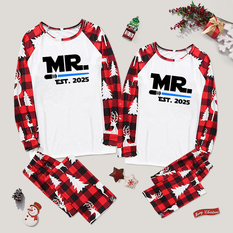 Mr and Mrs Couple Pajama Sets