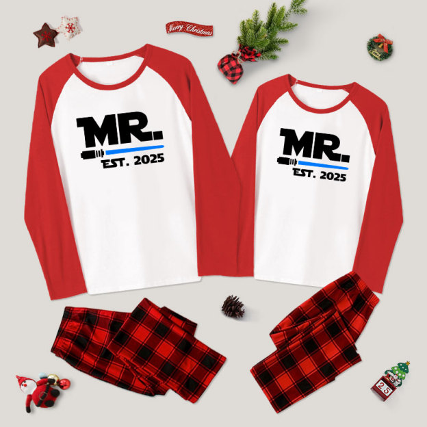 Mr and Mrs Couple Pajama Sets