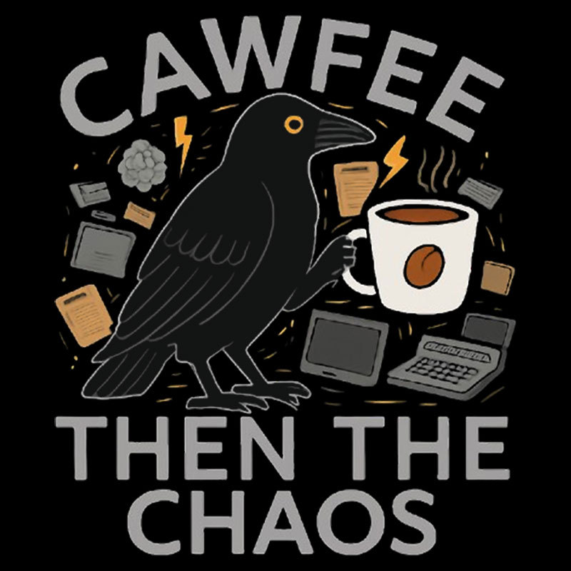 Cawfee Then The Chaos Geek T-Shirt
