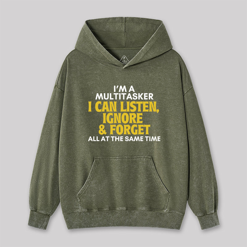 Sarcastic Washed Hoodie