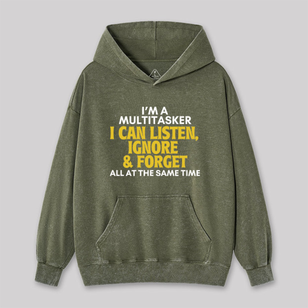 Sarcastic Washed Hoodie