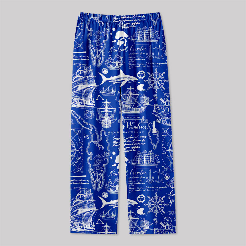 Pirates Dangerous Ocean Geek Loungewear Pants