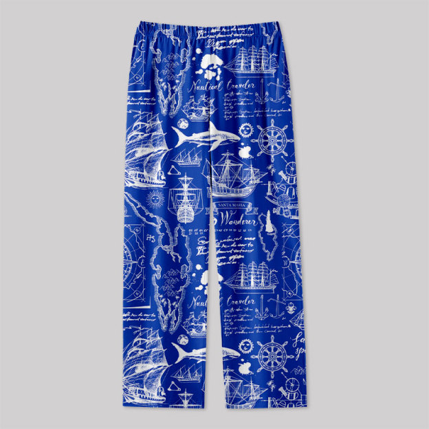Pirates Dangerous Ocean Geek Loungewear Pants