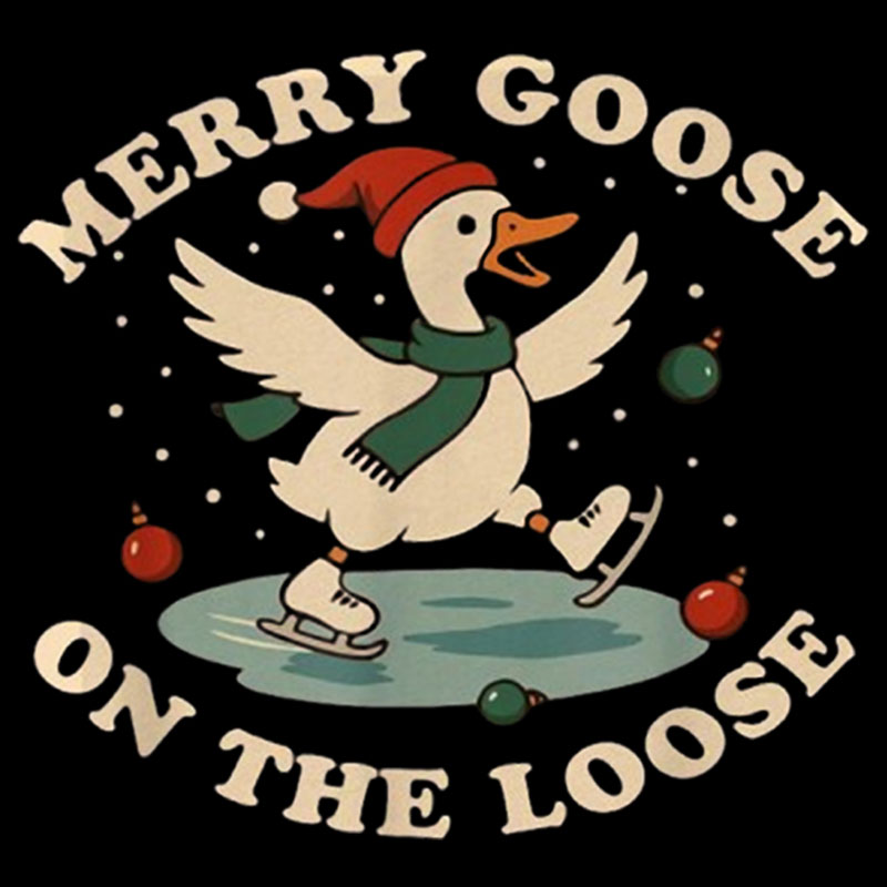 Merry Goose on The Loose Geek T-Shirt