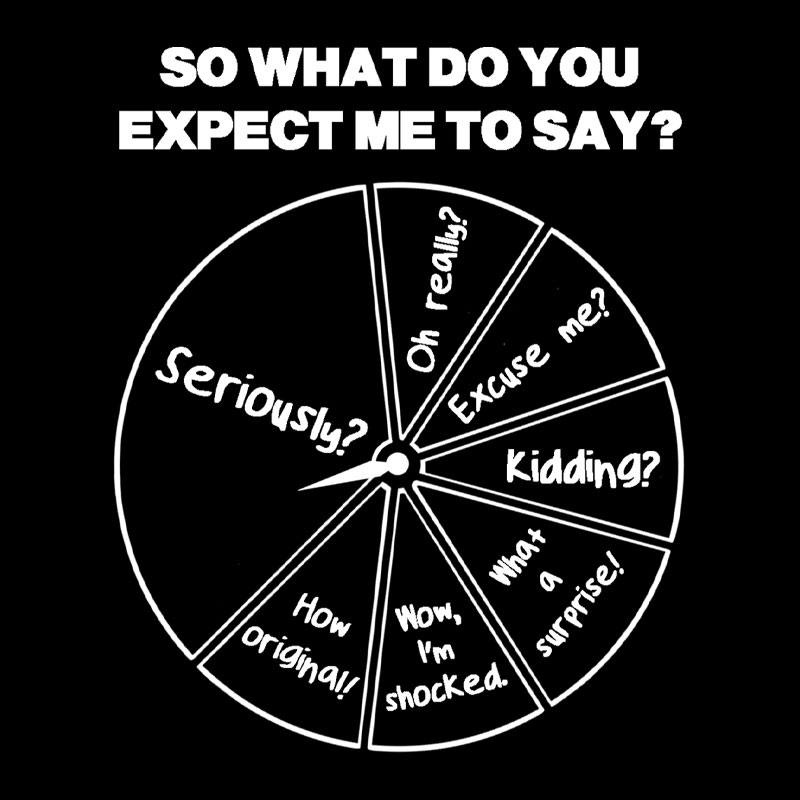 What Do You Expect Me To Say Geek T-Shirt