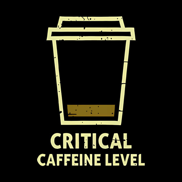Critical Caffeine Level Geek T-Shirt