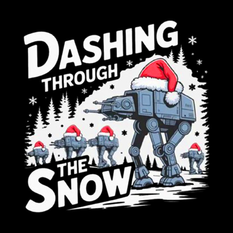 Dashing Through The Snow Geek T-Shirt