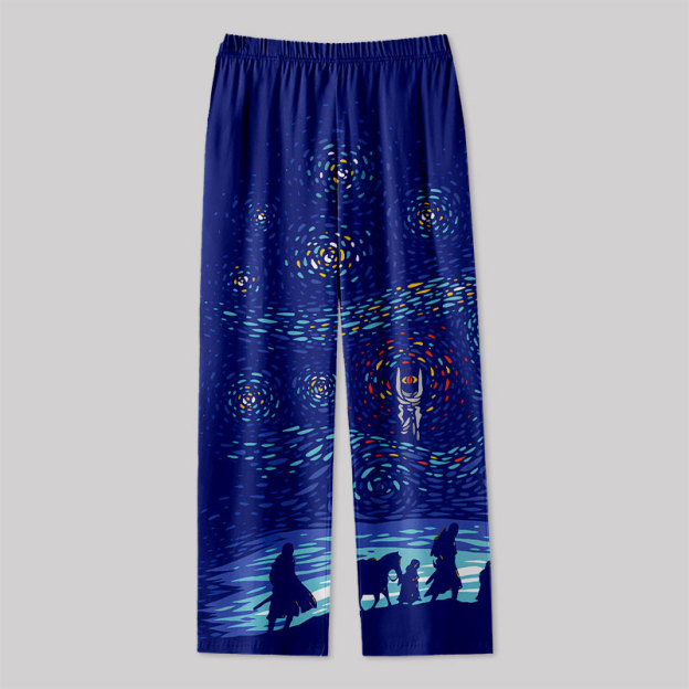 Starry Night Hiking Club Geek Loungewear Pants
