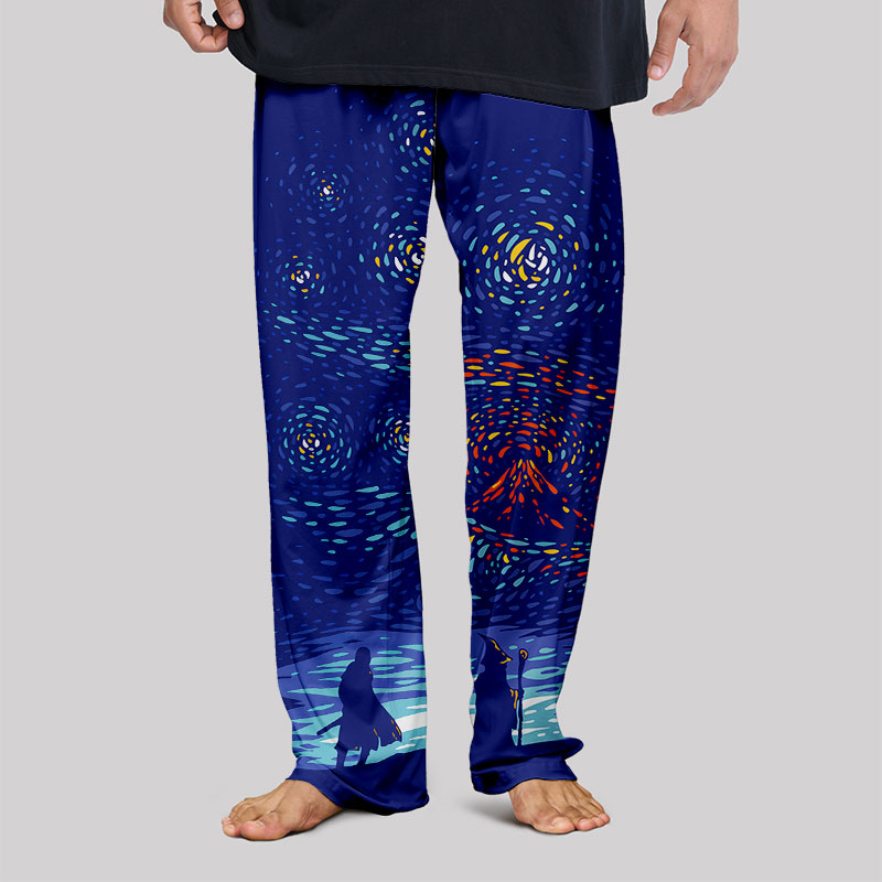 Starry Night Hiking Club Geek Loungewear Pants