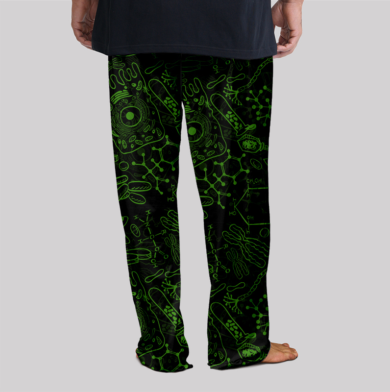 Virus Dark Green Geek Loungewear Pants