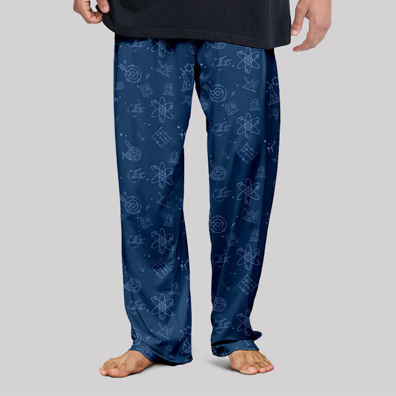 Science Lab Navy Blue Science Geek Loungewear Pants