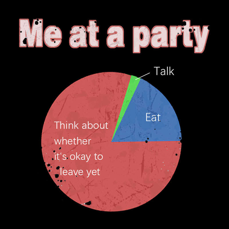 Me At A Party Geek T-Shirt