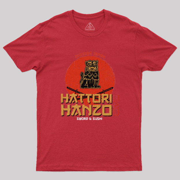Hattori Hanzo Sword & Sushi Geek T-Shirt