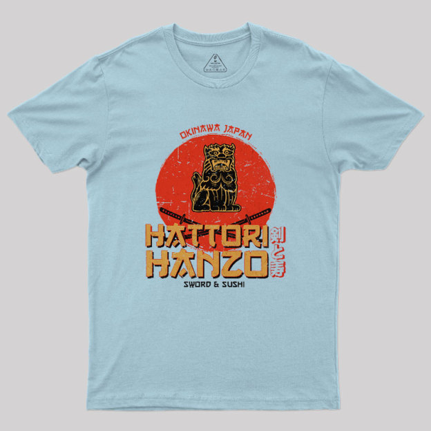 Hattori Hanzo Sword & Sushi Geek T-Shirt