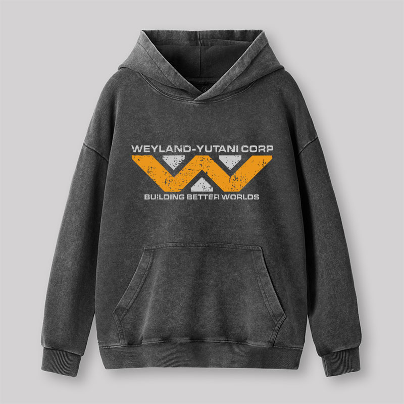 Weyland yutani Corp Washed Hoodie