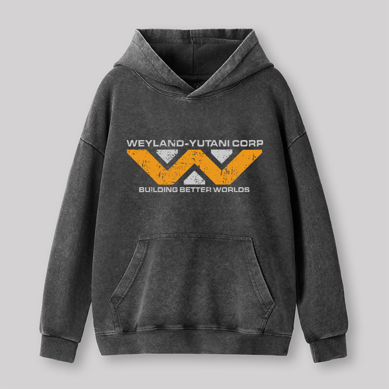 Weyland yutani Corp Washed Hoodie