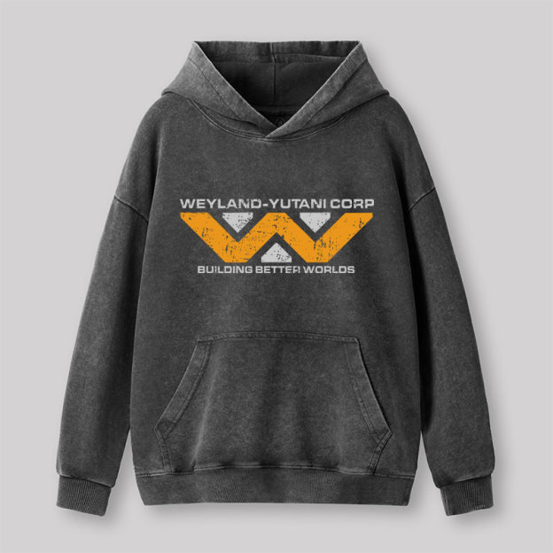 Weyland yutani Corp Washed Hoodie