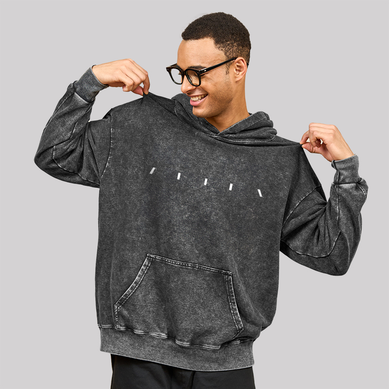 Alien Geek Washed Hoodie