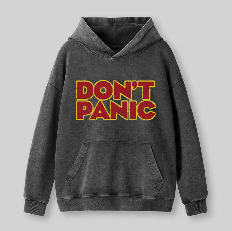 Don't Panic Washed Hoodie