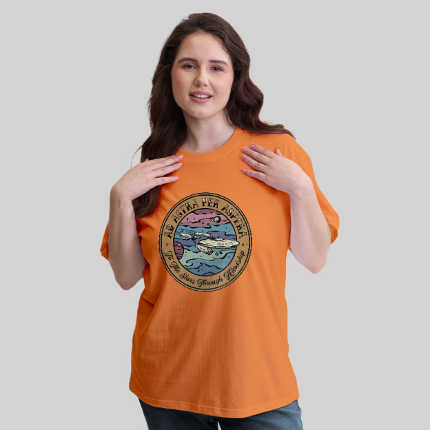 Ad Astra Per Aspera Geek T-Shirt