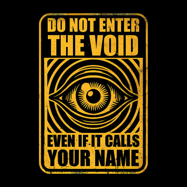 Horror Signs Call Void Spooky Geek T-Shirt