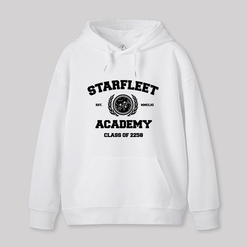 Starfleet Acadmey Class of 2258 White Hoodie