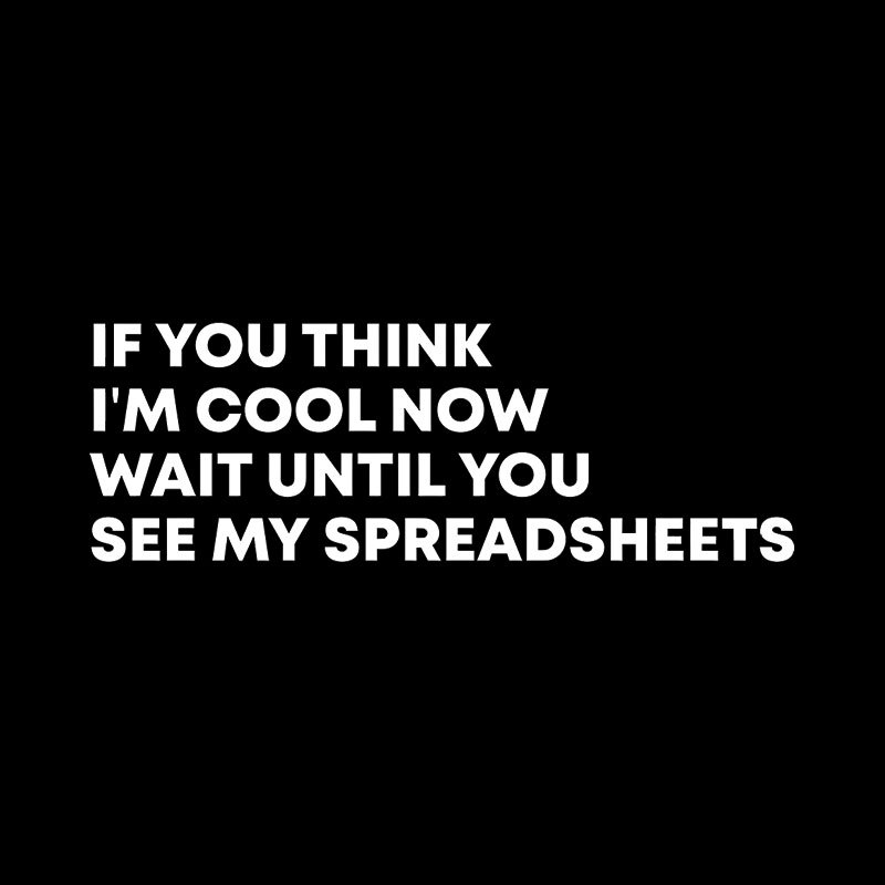 Until You See My Spreadsheets Geek T-Shirt